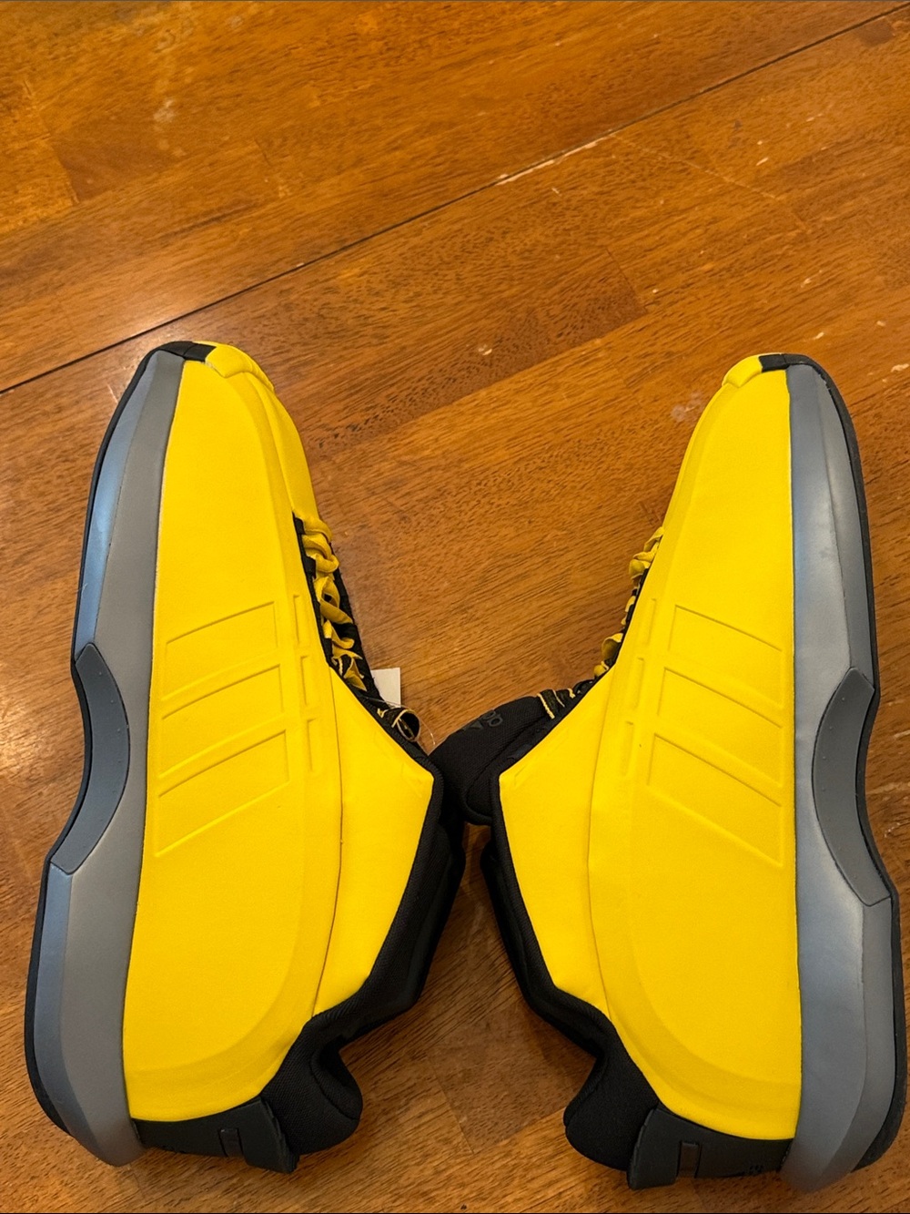 Adidas Crazy 1 US 16 Men's Yellow Black Grey Basketball Retro Kobe GY3808 New